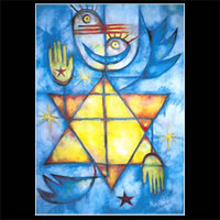 Karten mit Aghni's Kunstwerken